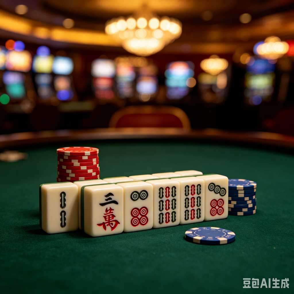 floral design mahjong set
