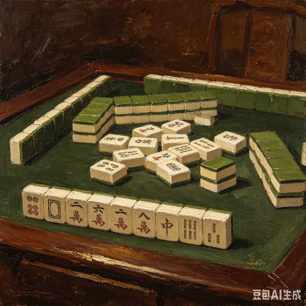 sandalwood mahjong set